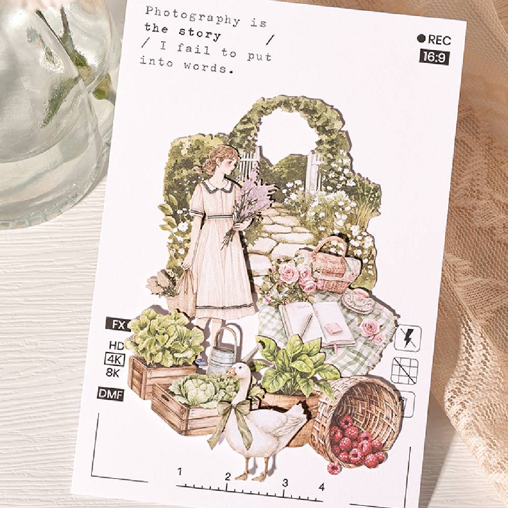 15 Pcs Anne's Little Home Paper Sticker Set