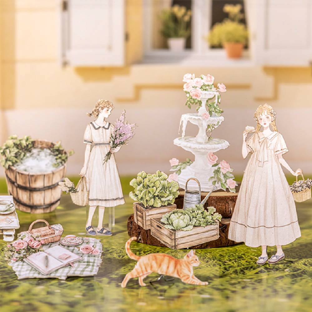 15 Pcs Anne's Little Home Paper Sticker Set