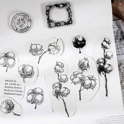 4 Pcs Great Day Clear Silicone Stamp Set