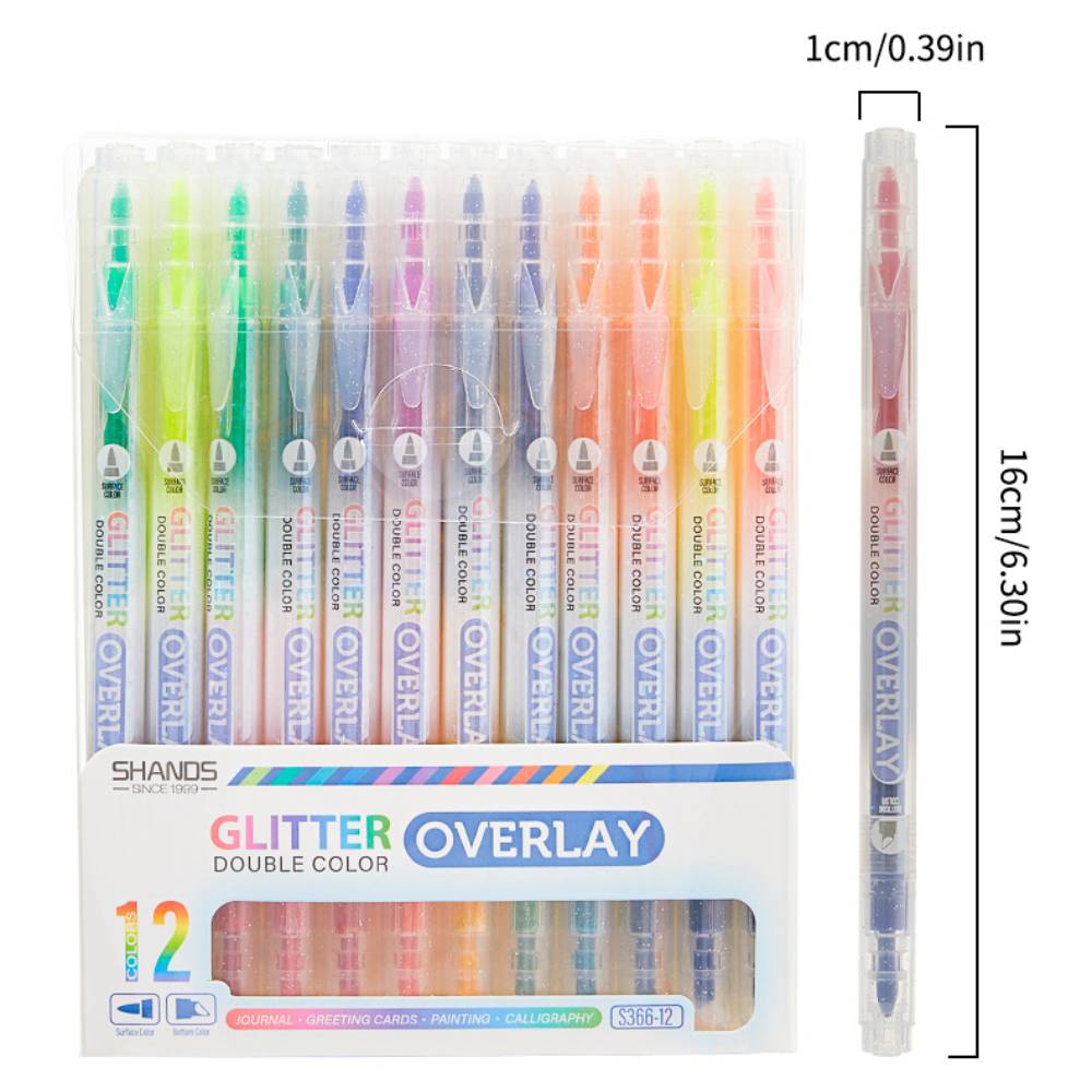 Glitter Color Magic Layering Marker Set