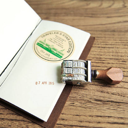 Vintage Roller Date Rubber Stamp