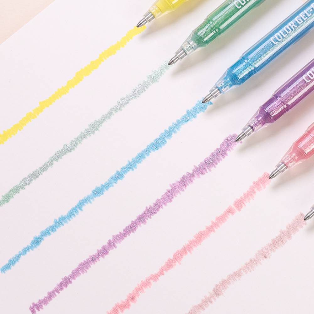 Jumbo Glitter Gel Ink Pen Set Of 24