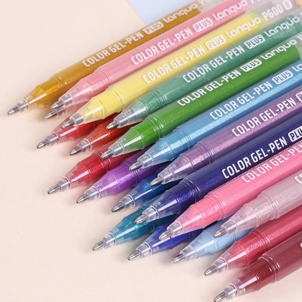 Jumbo Glitter Gel Ink Pen Set Of 24