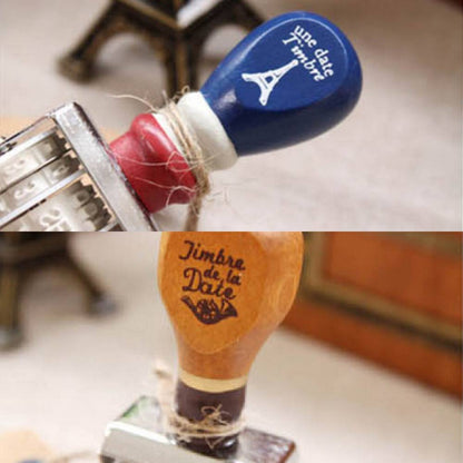 Vintage Roller Date Rubber Stamp