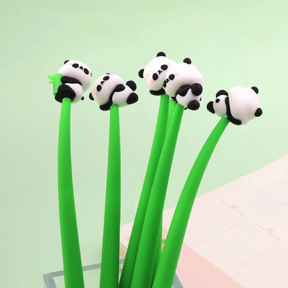 Diligent Panda Silicone Pen Set Of 3