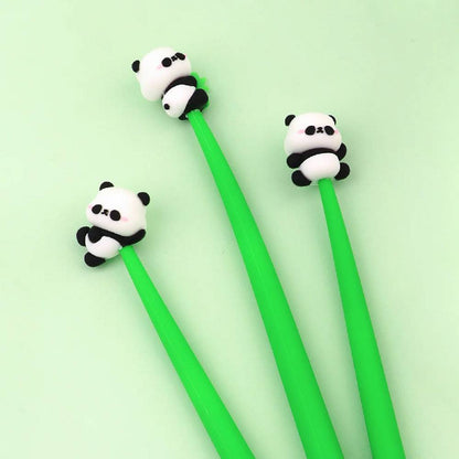 Diligent Panda Silicone Pen Set Of 3