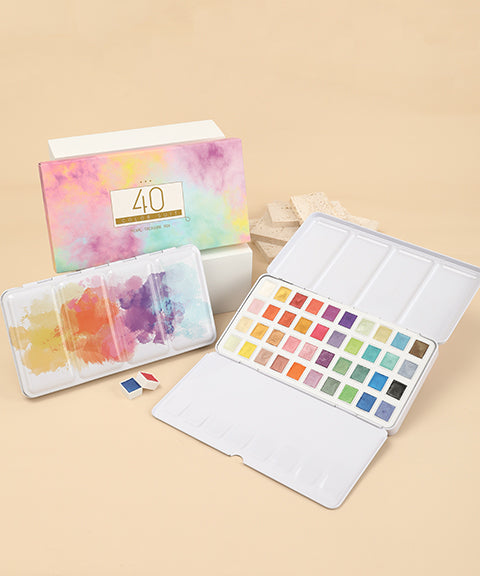 Metallic Watercolor Paint Set Of 40