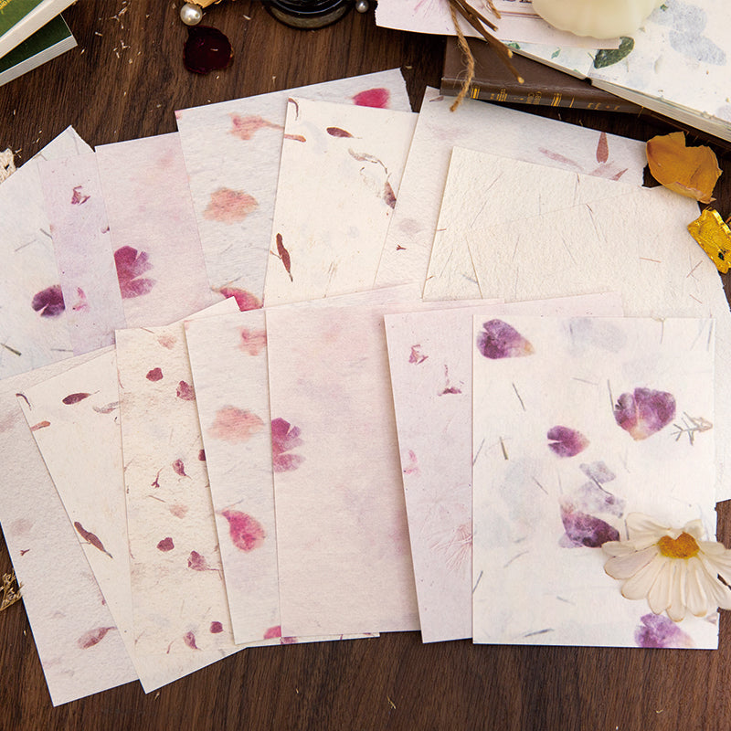 80 Sheets Flower Poetry Material Paper Book
