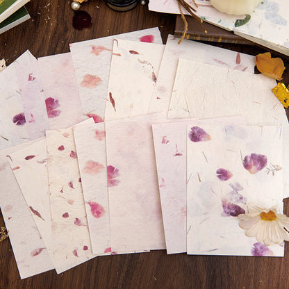 80 Sheets Flower Poetry Material Paper Book