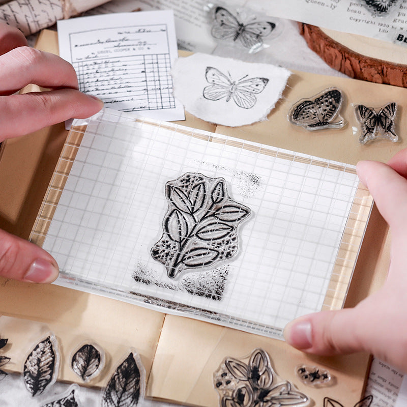4 Pcs Great Day Clear Silicone Stamp Set