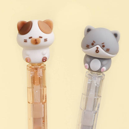 Cat Diary Erasable Gel Pen Of 4