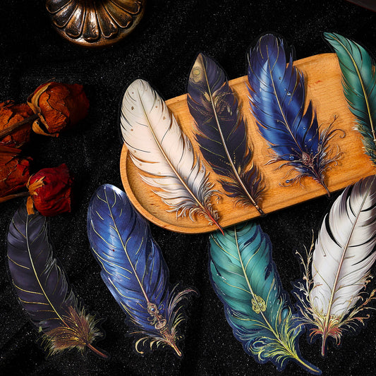 5 Pcs Angle Wings PET Sticker Set 1