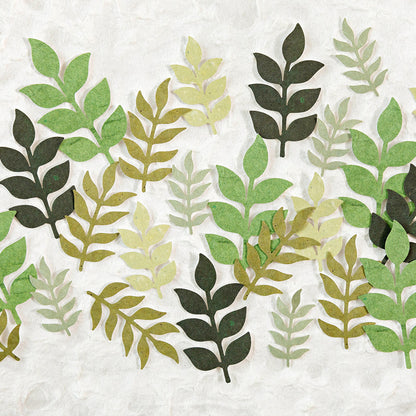 30 Pcs Leaf Collection Die Cut Shapes