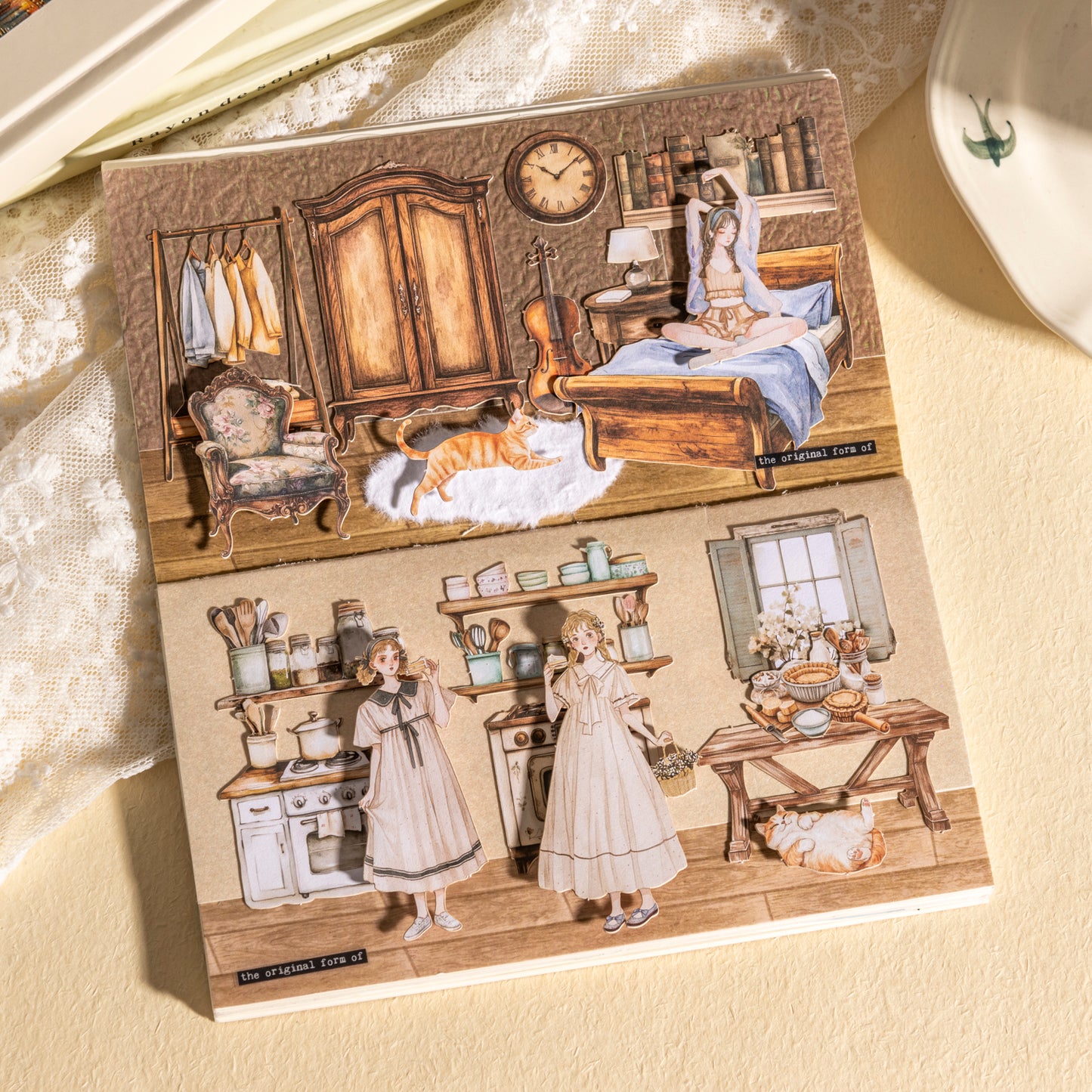 15 Pcs Anne's Little Home Paper Sticker Set