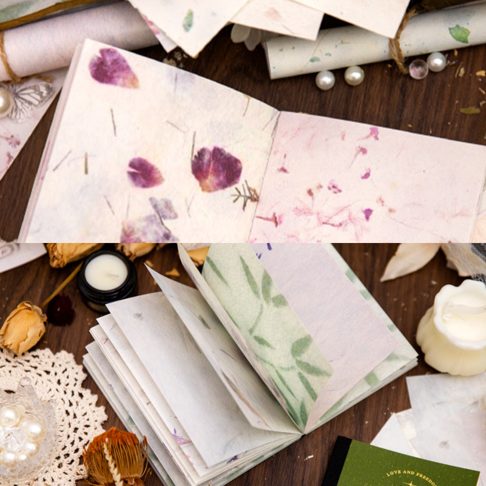 80 Sheets Flower Poetry Material Paper Book