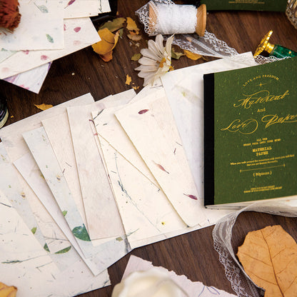 80 Sheets Flower Poetry Material Paper Book