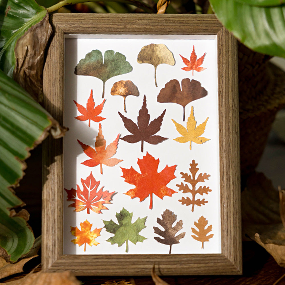 30 Pcs Leaf Collection Die Cut Shapes