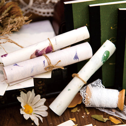 80 Sheets Flower Poetry Material Paper Book