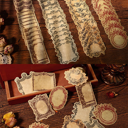 30 Pcs Baroque border Note Paper Set