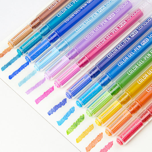 Jumbo Glitter Gel Ink Pen Set Of 24