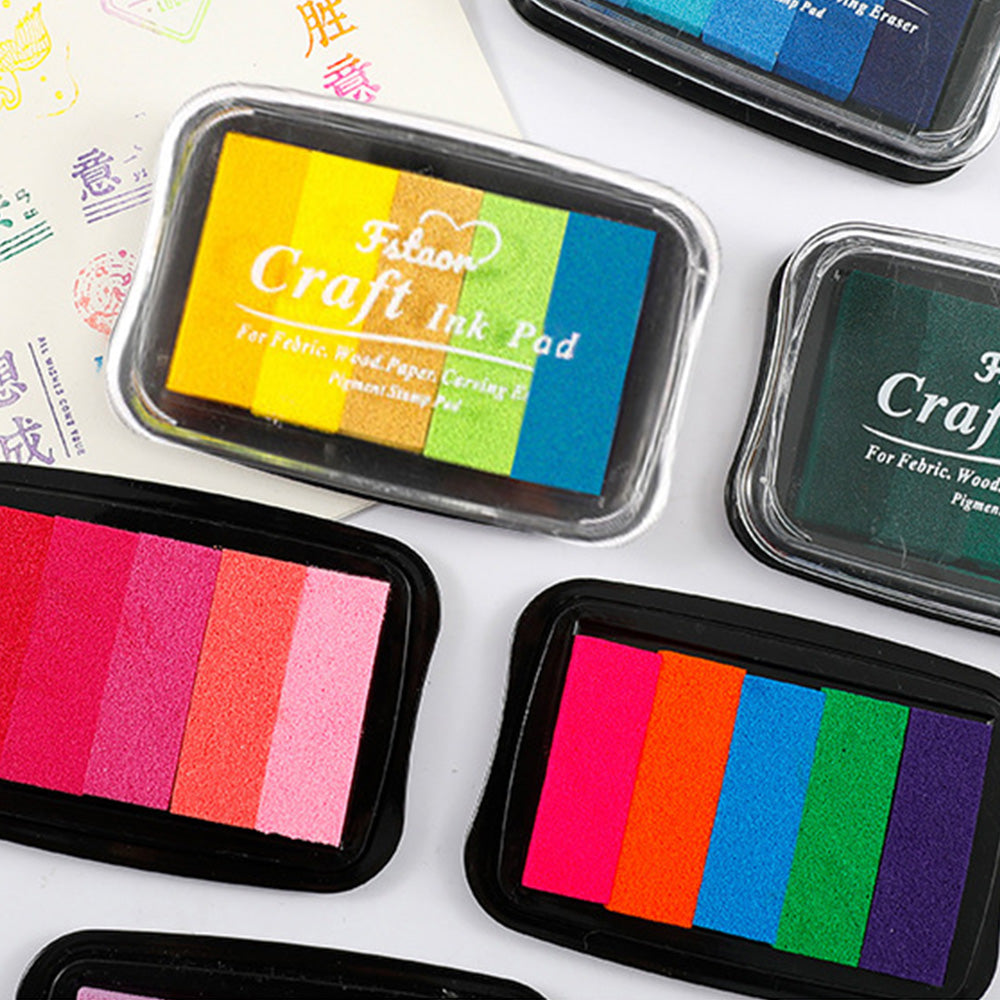 5-Color Gradient Ink Stamp Pad Set