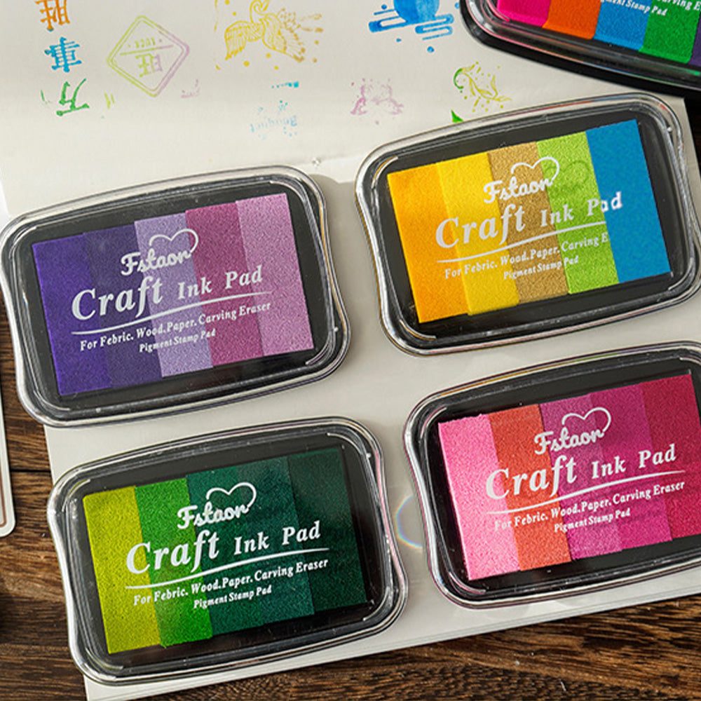 5-Color Gradient Ink Stamp Pad Set