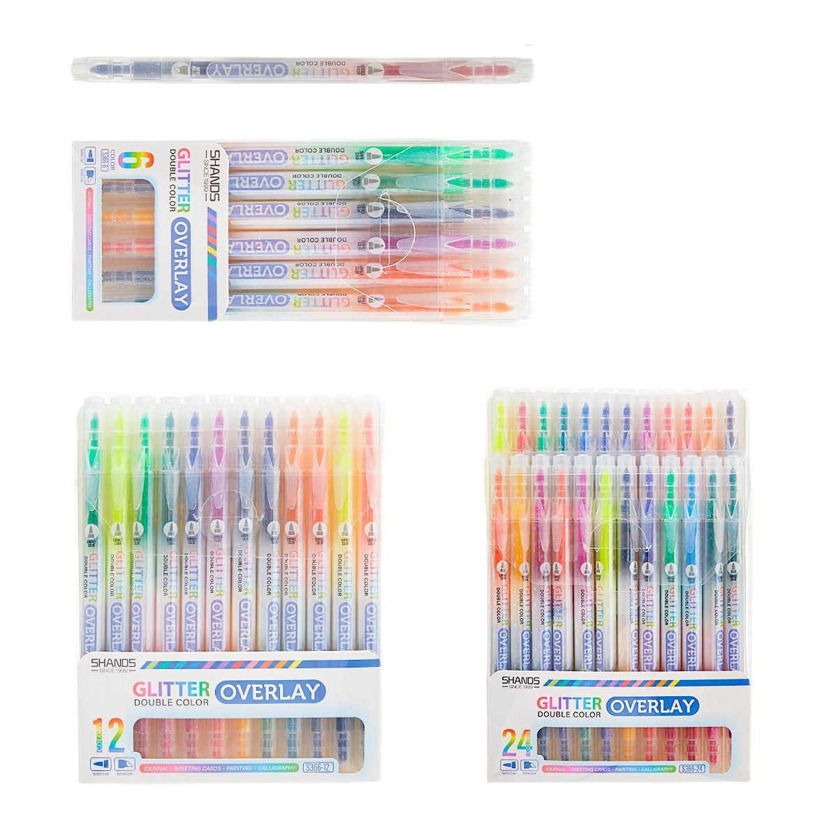 Glitter Color Magic Layering Marker Set