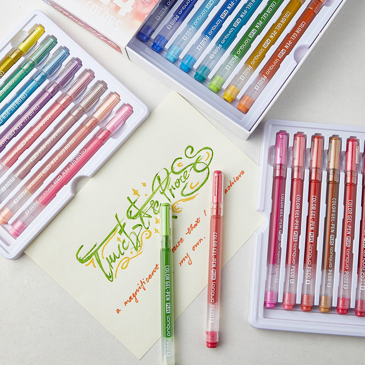 Jumbo Glitter Gel Ink Pen Set Of 24