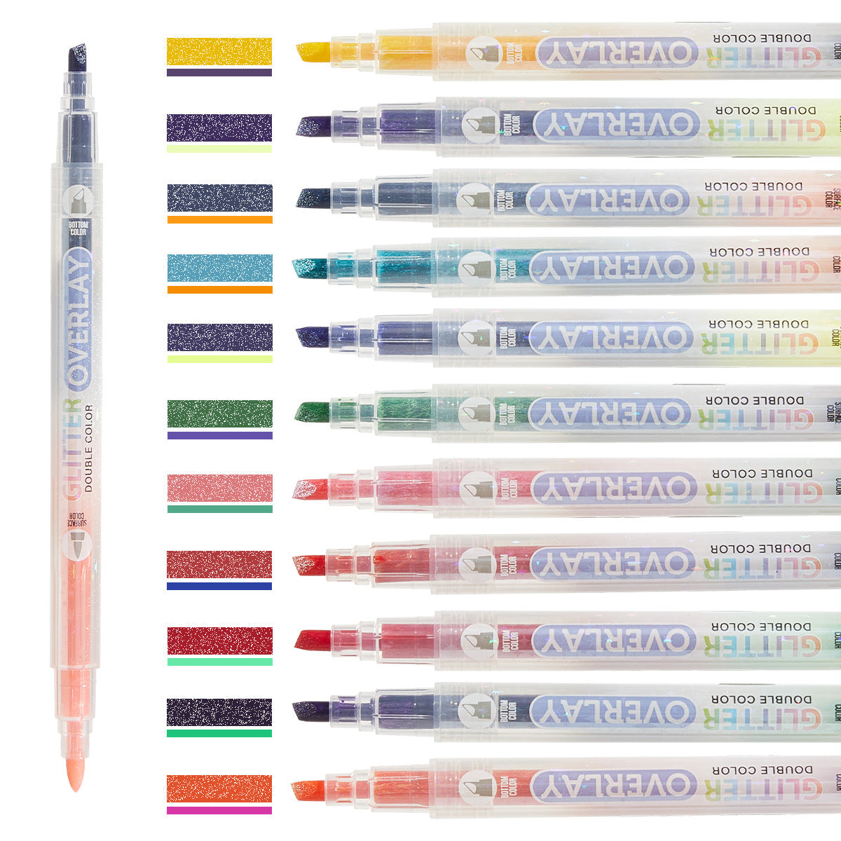 Glitter Color Magic Layering Marker Set