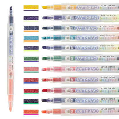 Glitter Color Magic Layering Marker Set