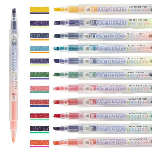 Glitter Color Magic Layering Marker Set