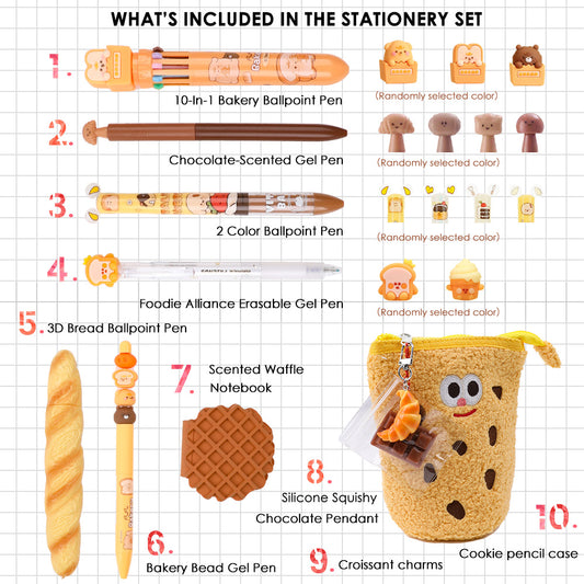 Yummy Baking Stationery Set Of 10