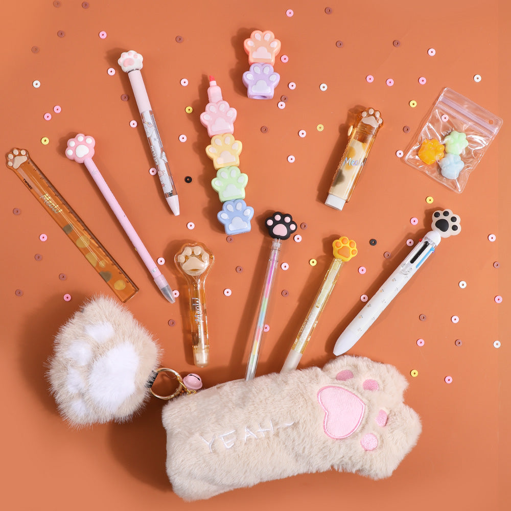 Kitty Paws Stationery Set Of 12