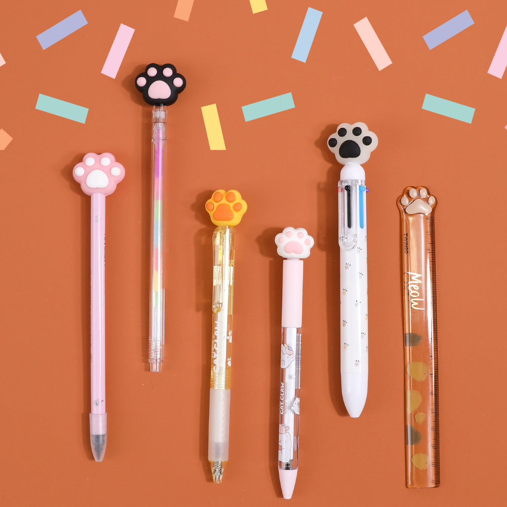 Kitty Paws Stationery Set Of 12