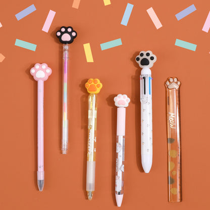 Kitty Paws Stationery Set Of 12