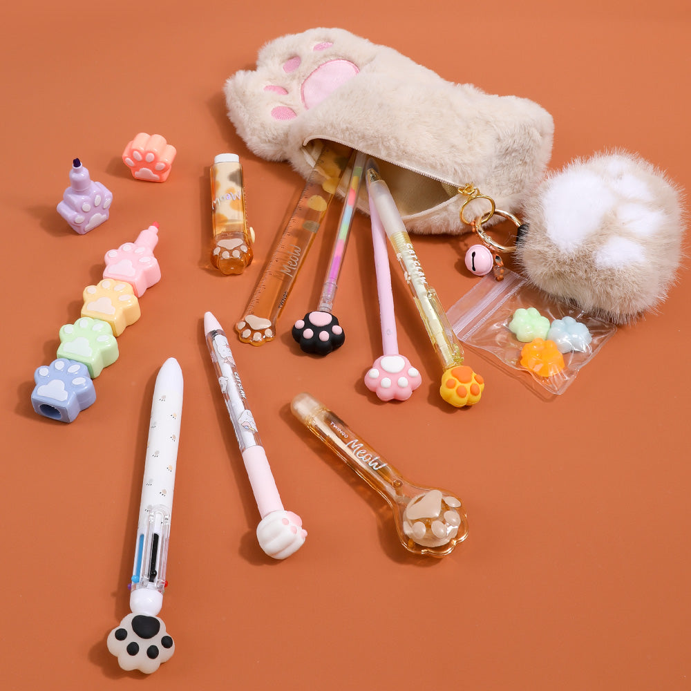 Kitty Paws Stationery Set Of 12