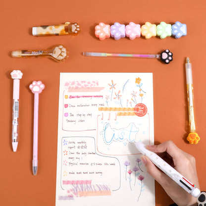 Kitty Paws Stationery Set Of 12