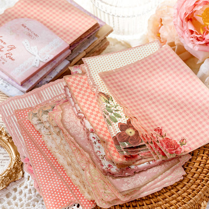 30 Sheets Gentle Flower Wind Material Paper Set